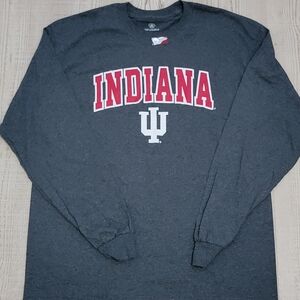 Top of the World Indiana University Hoosiers Charcoal Long Sleeve Shirt